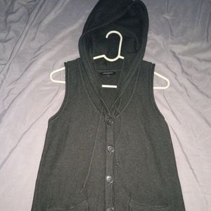 Banana Republic Button Down Hooded Vest